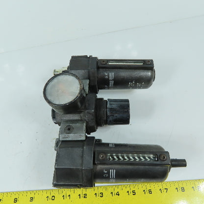 ARO 1/4" NPT Compressed Air Filter Regulator Lubricator 250PSI