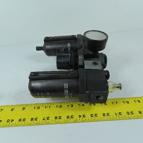 ARO 1/4" NPT Compressed Air Filter Regulator Lubricator 250PSI