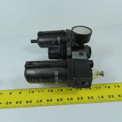 ARO 1/4" NPT Compressed Air Filter Regulator Lubricator 250PSI
