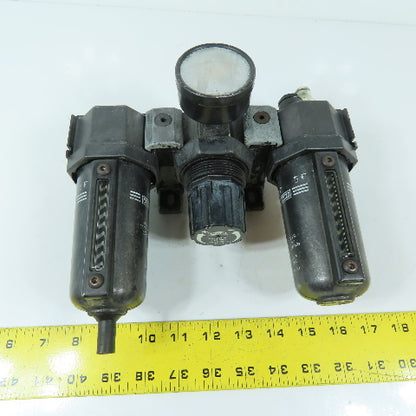 ARO 1/4" NPT Compressed Air Filter Regulator Lubricator 250PSI