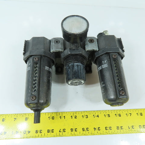 ARO 1/4" NPT Compressed Air Filter Regulator Lubricator 250PSI