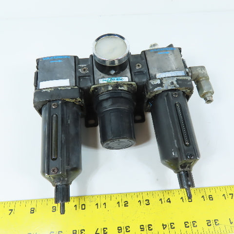 Wilkerson L18-03-KL00 3/8" NPT Airline Filter Regulator Lubricator