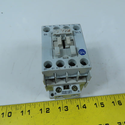 Allen-Bradley 100-C16*10 16A 3-Pole IEC Contactor 600V 110/120V Coil