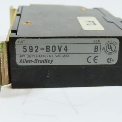 Allen-Bradley 592-BOV4 40A 1-Pole Manual Reset Overload Relay 600VAC