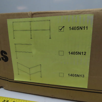 Lavi 1405N11 12' x 42" Prefabricated Stainless Steel Crowd Control Railing Kit