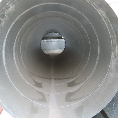 18" OD Galvanized Steel Duct Ductwork W/ 24" x 36" Damper 120" OAL Lot Of 4