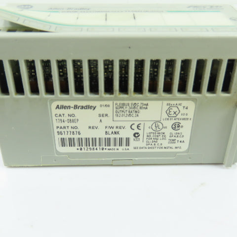 Allen-Bradley 1794-OB8EP 24VDC Electronically Fused Output Module Ser A