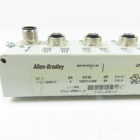 Allen-Bradley 1732D-IB8M12 8-Point DeviceNet ArmorBlock Input Module 24VDC