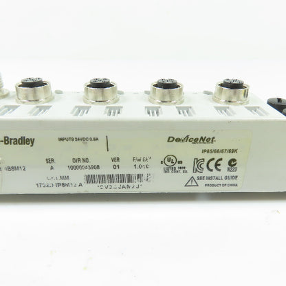 Allen-Bradley 1732D-IB8M12 8-Point DeviceNet ArmorBlock Input Module 24VDC