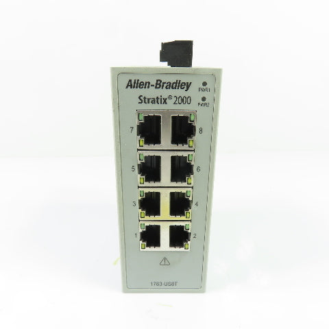 Allen-Bradley 1783-US8T Stratix 2000 8-Port Unmanaged Ethernet Switch 24V AC/DC