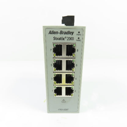 Allen-Bradley 1783-US8T Stratix 2000 8-Port Unmanaged Ethernet Switch 24V AC/DC