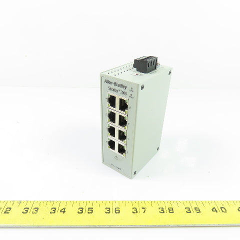 Allen-Bradley 1783-US8T Stratix 2000 8-Port Unmanaged Ethernet Switch 24V AC/DC