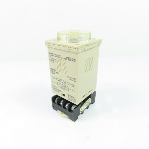 Omron H3CR-H8L Delay Timer 0.05-12 Sec 100/110/120VAC