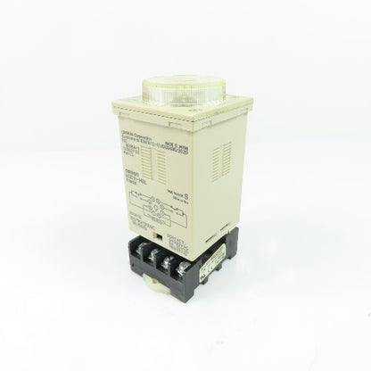 Omron H3CR-H8L Delay Timer 0.05-12 Sec 100/110/120VAC