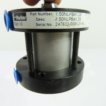 Parker 1.50NLPB41.25 1-1/2" Bore Pneumatic Compact Cylinder 1-1/4" Stroke