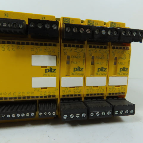 Pilz 773100 PNOZ m1p Safety Controller Base Unit w/3 Expansion Modules 24VDC
