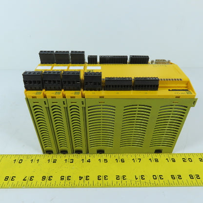 Pilz 773100 PNOZ m1p Safety Controller Base Unit w/3 Expansion Modules 24VDC