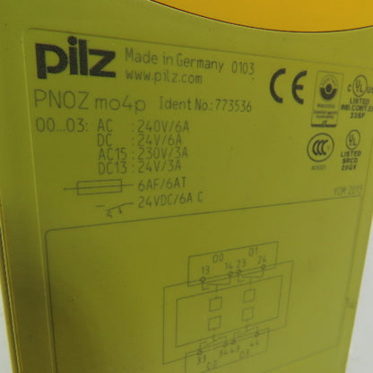 Pilz 773100 PNOZ m1p Safety Controller Base Unit w/3 Expansion Modules 24VDC