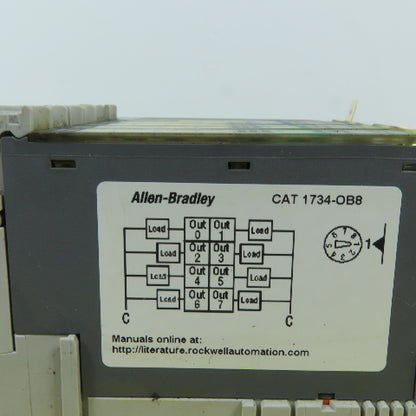 Allen-Bradley 1734-AENT EtherNet/IP POINT I/O Adapter W/5 I/O Modules 24VDC