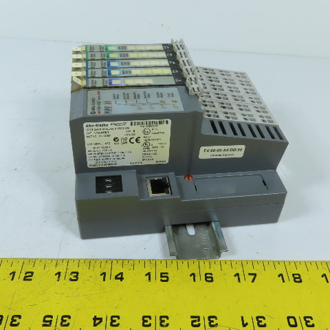 Allen-Bradley 1734-AENT EtherNet/IP POINT I/O Adapter W/5 I/O Modules 24VDC