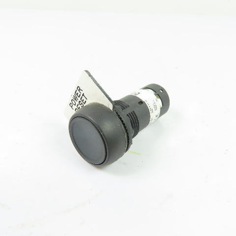 Allen-Bradley 800FD-F2X10 22mm Flush Momentary Push Button Black Ser A
