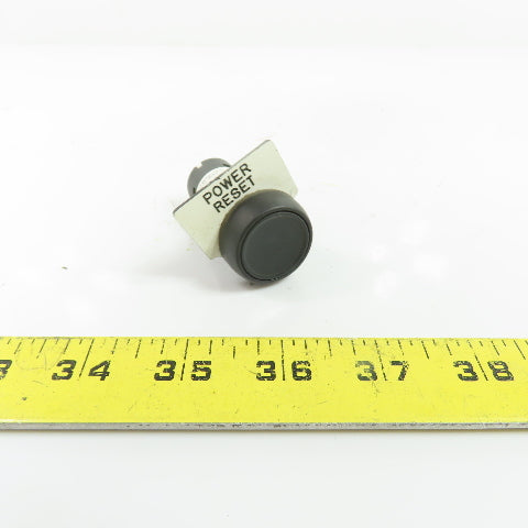 Allen-Bradley 800FD-F2X10 22mm Flush Momentary Push Button Black Ser A