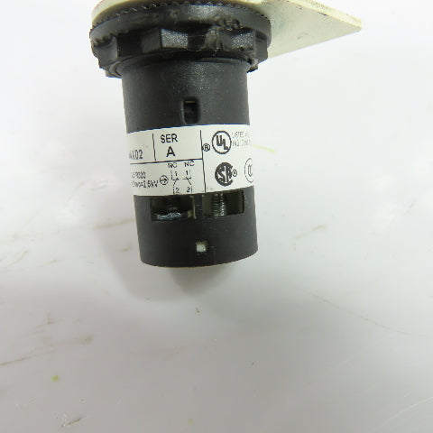 Allen-Bradley 800FD-MT44X02 Twist-to-Release E-Stop Pushbutton Ser A