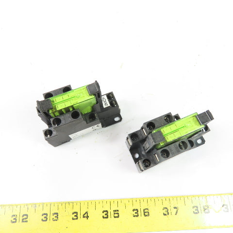 Elesta SRD-SIM4 Relay Socket w/ Plug-In Relay Module 8A 250VAC Lot of 2