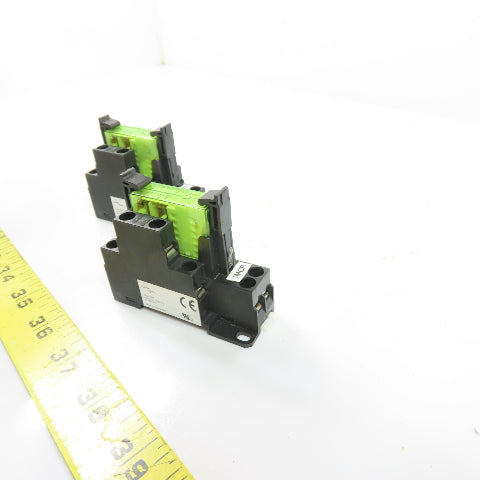 Elesta SRD-SIM4 Relay Socket w/ Plug-In Relay Module 8A 250VAC Lot of 2