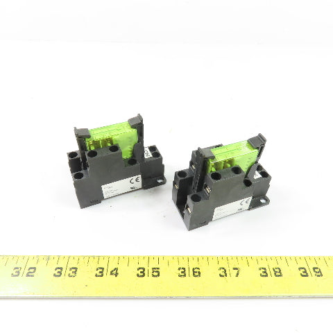 Elesta SRD-SIM4 Relay Socket w/ Plug-In Relay Module 8A 250VAC Lot of 2