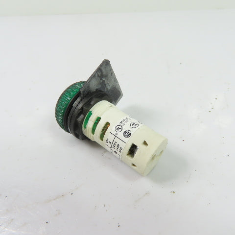 Allen-Bradley 800FD-P3D3 Green 22mm Pilot Light Indicator 24V DC Ser A