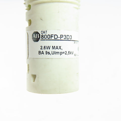 Allen-Bradley 800FD-P3D3 Green 22mm Pilot Light Indicator 24V DC Ser A
