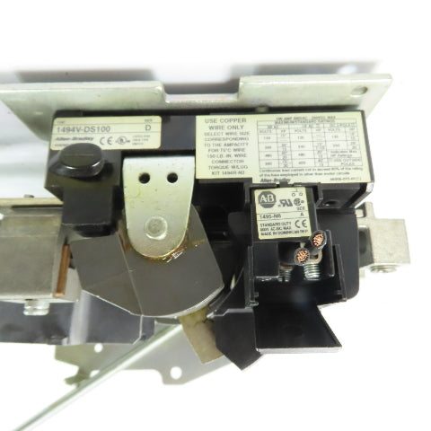 Allen-Bradley 1494V-DS100 100A 3-Pole Fusible Safety Disconnect Switch 600V