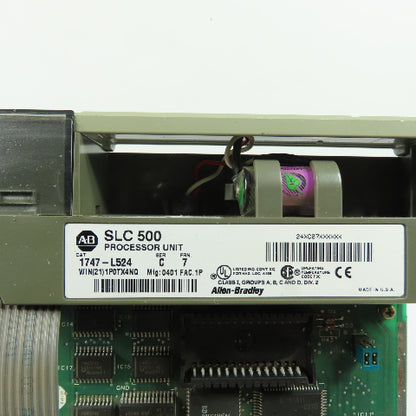 Allen-Bradley 1747-L524 SLC 500 SLC 5/02 CPU Processor Unit Ser C FRN 7