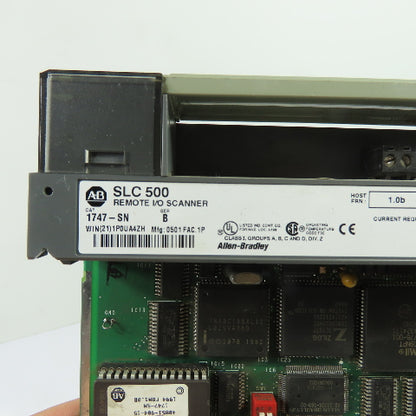 Allen-Bradley 1747-SN Ser B SLC 500 Remote I/O Scanner Host FRN 1.0b