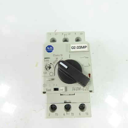 Allen-Bradley 140M-C2E-B16 Ser C Motor Protection Circuit-Breaker 1.0-1.6A