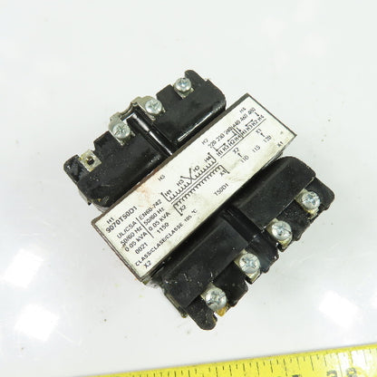 Square D 9070T50D1 0.05kVA 1Ph Control Transformer 220/480V Pri 120V Sec