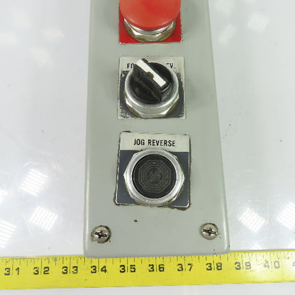 Allen-Bradley N/A Pushbutton Control Station w/E-Stop Start Stop 2-Pos. Switch