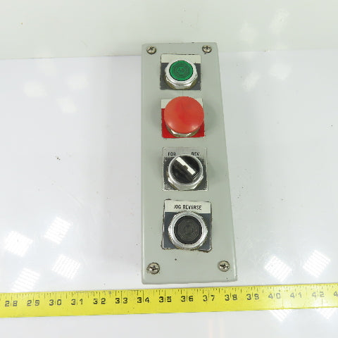Allen-Bradley N/A Pushbutton Control Station w/E-Stop Start Stop 2-Pos. Switch