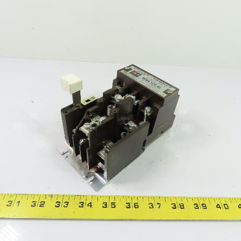 Cutler-Hammer A10AN0 NEMA Size 00 3-Pole Magnetic Contactor 9A 600V