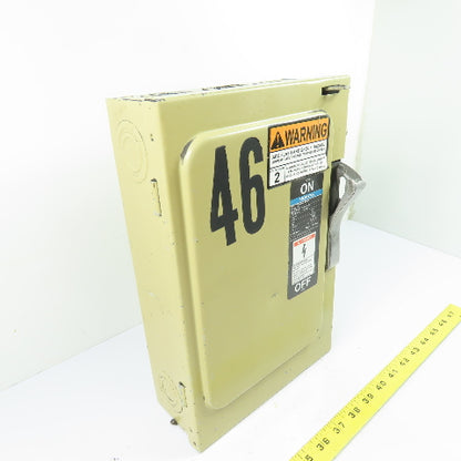 Siemens F351 30A 3-Pole Fusible Safety Disconnect Switch 600V
