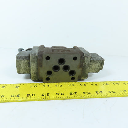 Nachi DNB80-03F5 DMA-G03-F5-E20 3-Position 4-Way Manual Lever Directional Valve