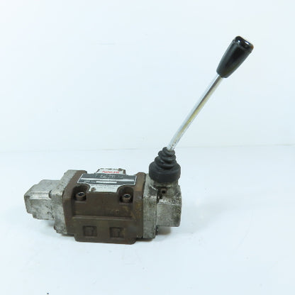 Nachi DNB80-03F5 DMA-G03-F5-E20 3-Position 4-Way Manual Lever Directional Valve