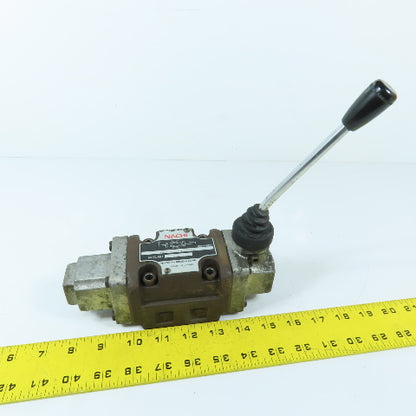 Nachi DNB80-03F5 DMA-G03-F5-E20 3-Position 4-Way Manual Lever Directional Valve