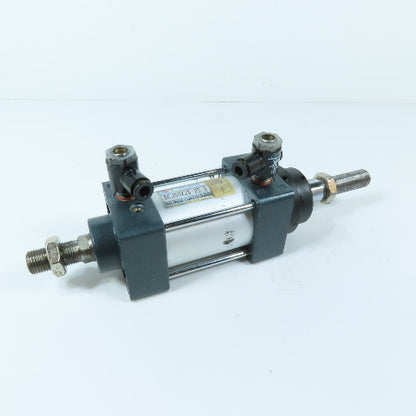 CHZZ SCJ50X25-25-S 50mm Bore 25mm Stroke Double Rod Air Cylinder