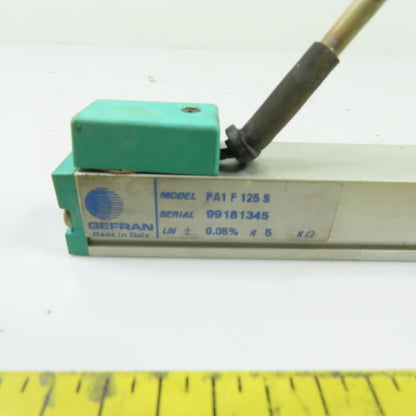 Gefran PA1-F-125-S 125mm Stroke Linear Displacement Transducer
