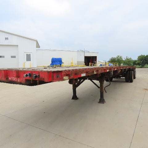 Dorsey 1993 48' x 8' Steel Flatbed Semi Trailer 2-Axle 80,000Lb Capacity