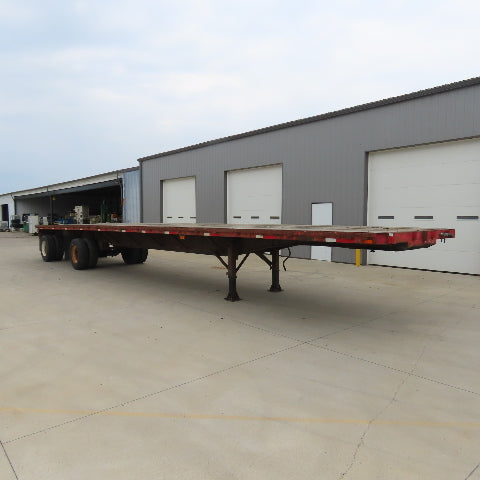 Dorsey 1993 48' x 8' Steel Flatbed Semi Trailer 2-Axle 80,000Lb Capacity