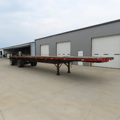 Dorsey 1993 48' x 8' Steel Flatbed Semi Trailer 2-Axle 80,000Lb Capacity