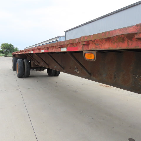 Dorsey 1993 48' x 8' Steel Flatbed Semi Trailer 2-Axle 80,000Lb Capacity